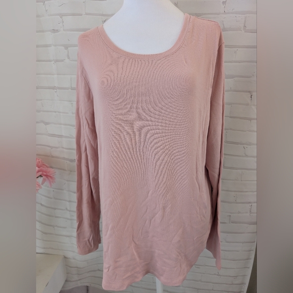 Eddie Bauer Pink Long Sleeve Top - Picture 1 of 6